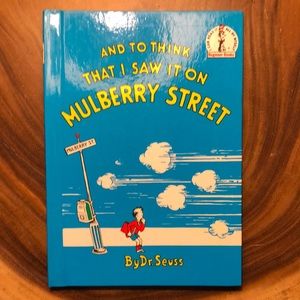 Dr Seuss - And To Think That I Saw It On Mulberry Street - Discontinued Book